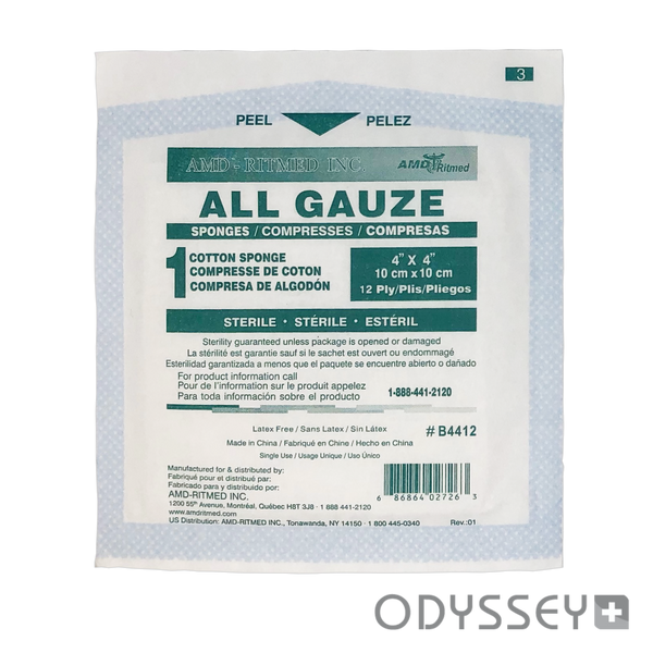 Sterile Gauze 4" x 4"