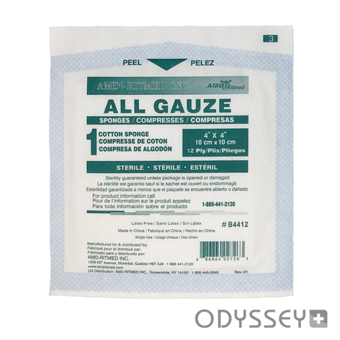 Sterile Gauze 4" x 4"